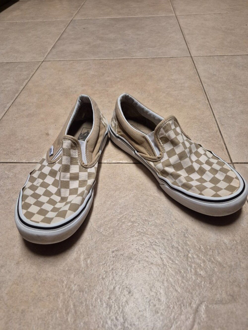 Vans Adult's Classic Slip-On Checkerboard Shoes